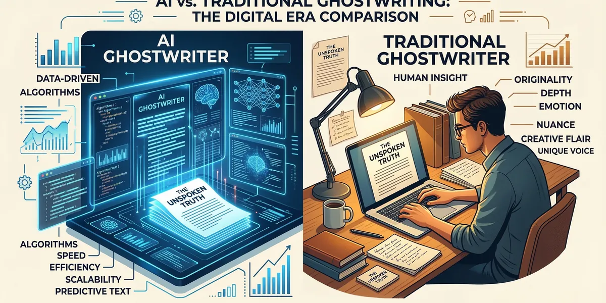 AI Ghostwriter vs Traditional: The $25K Question
