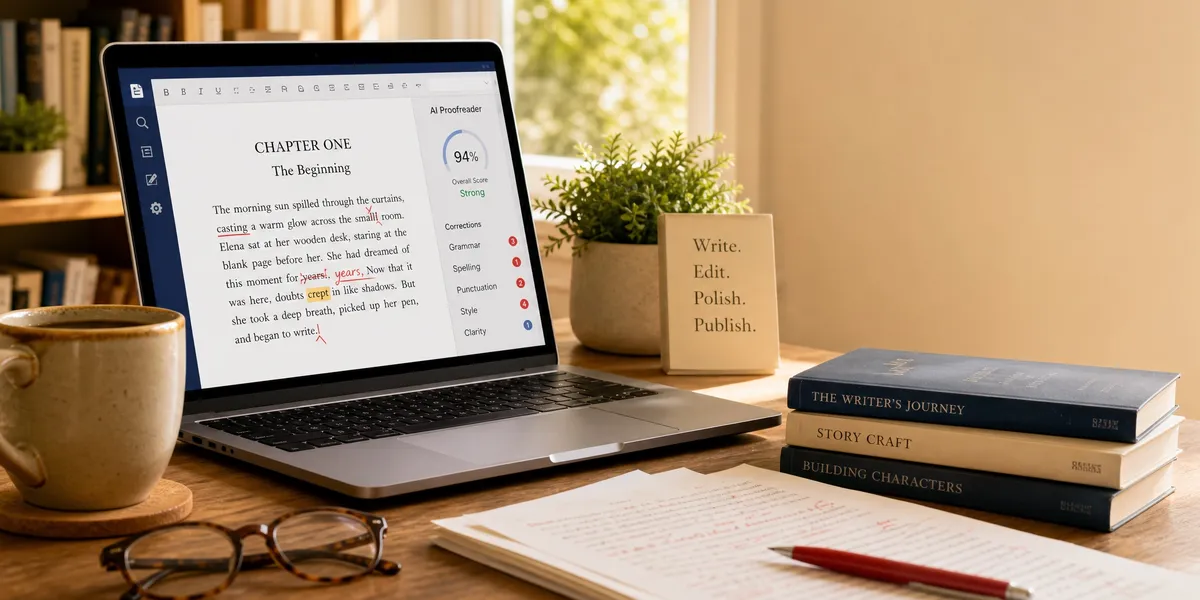 AI Proofreader for Books: How to Proofread Your Manuscript With AI (2026) ✍️