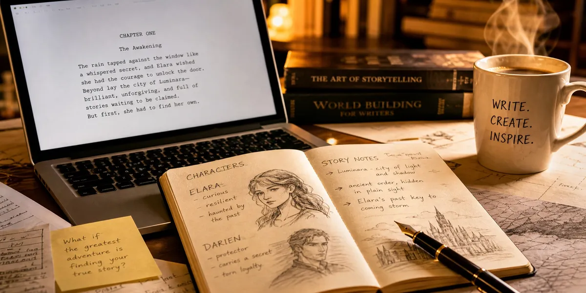 AI Writing Prompts for Novels: 75+ Templates That Actually Work (2026) ✍️