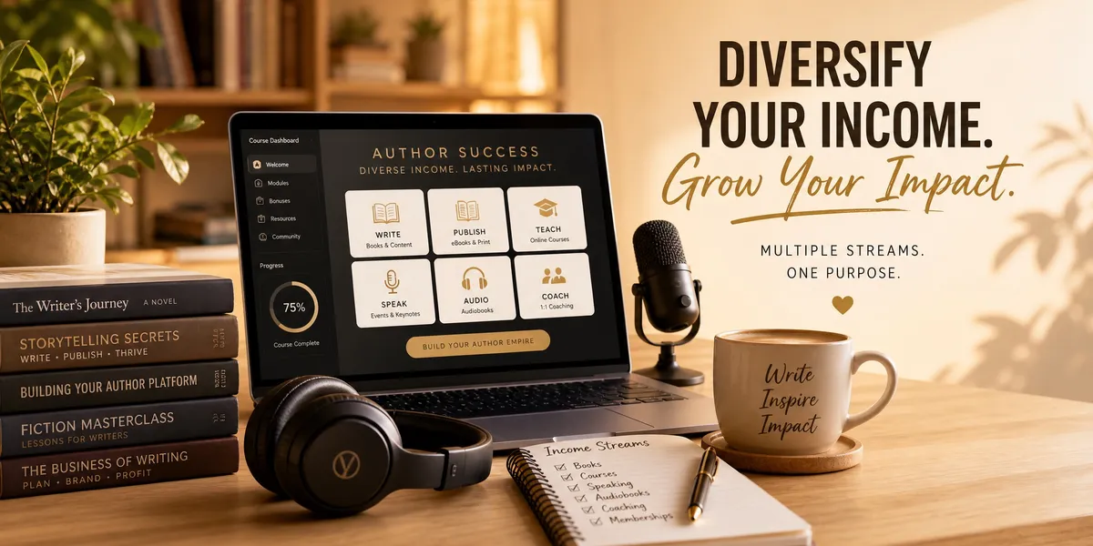 Author Income Streams: 12 Ways to Make Money Writing in 2026 💰
