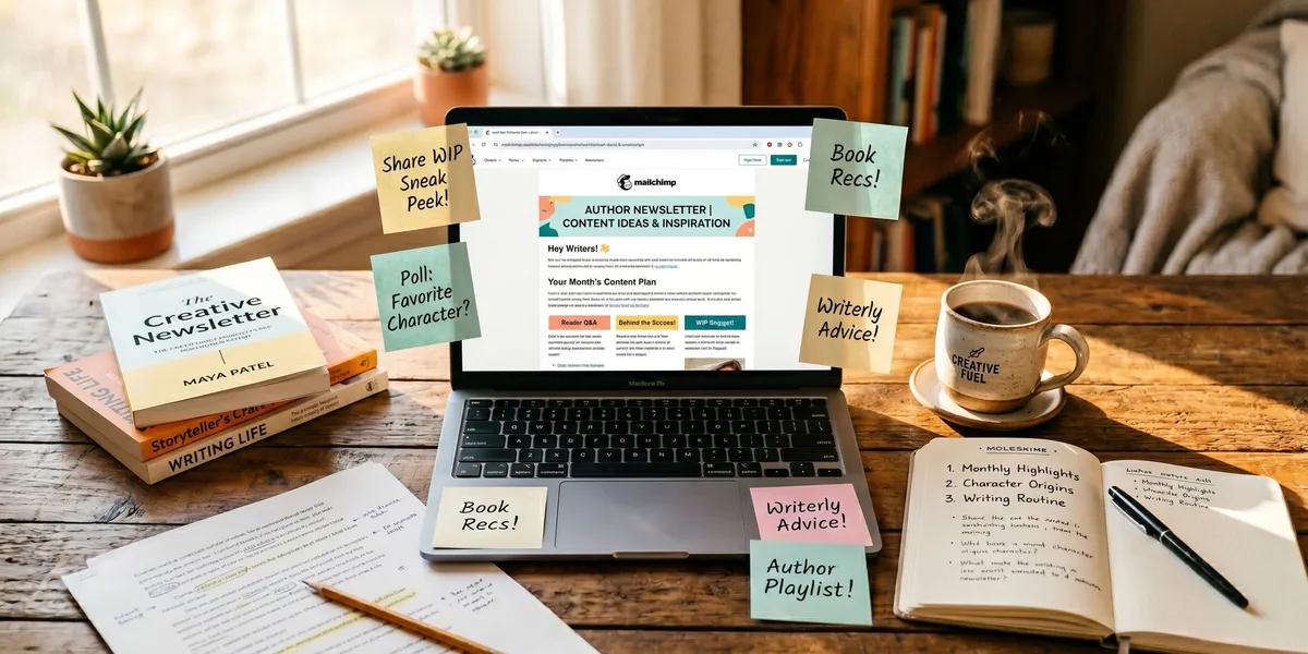 Author Newsletter Content Ideas That Keep Readers Opening (2026) 💌