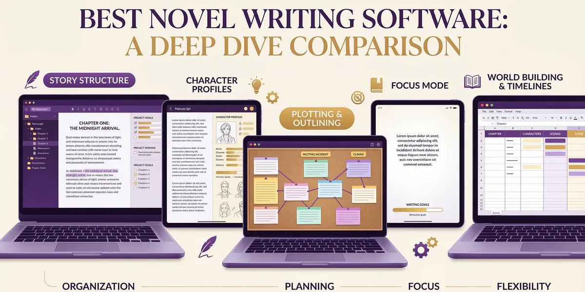 Best Novel Writing Software Compared (2026)