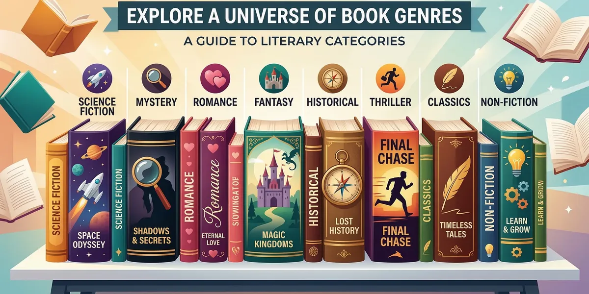 Book Genres Explained: The Complete Guide for Writers