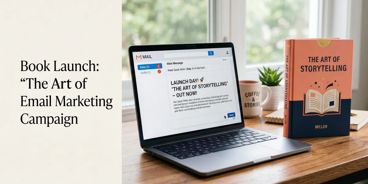 Book Launch Email Sequence: The Complete 7-Phase Guide (2026) 📧