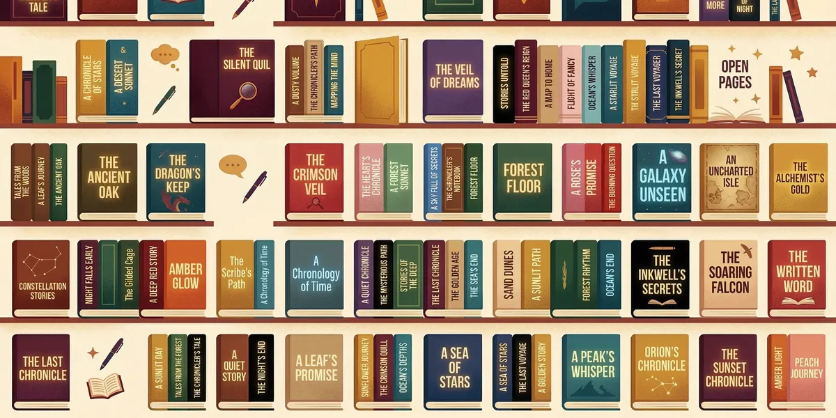 Book Name Generator: Title Ideas for Every Genre