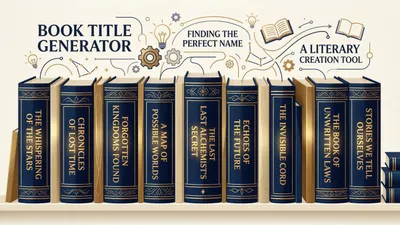 Book Title Generator: Formulas and Ideas for Every Genre
