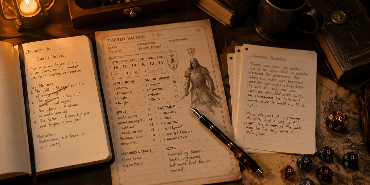 Character Sheet Template for Writers: Free Fillable Guide (2026) 📋
