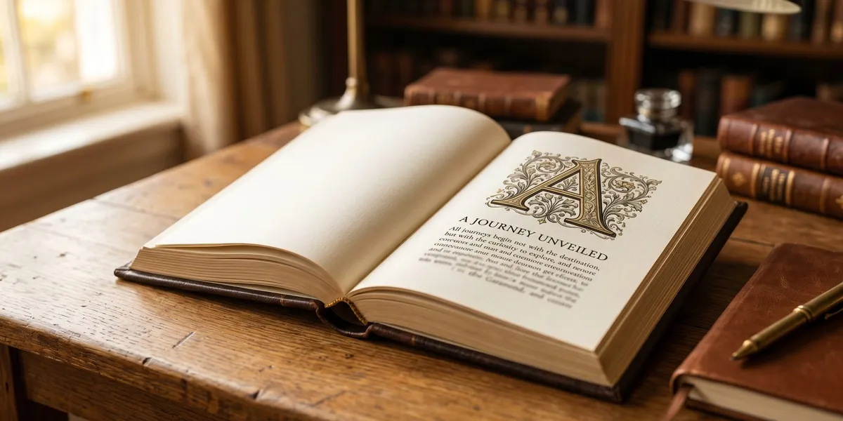 Drop Caps in Book Design: A Complete Guide (2026) 📖