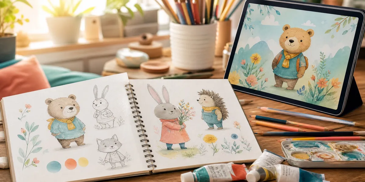 How to Illustrate a Children's Book With No Experience (2026) 🎨