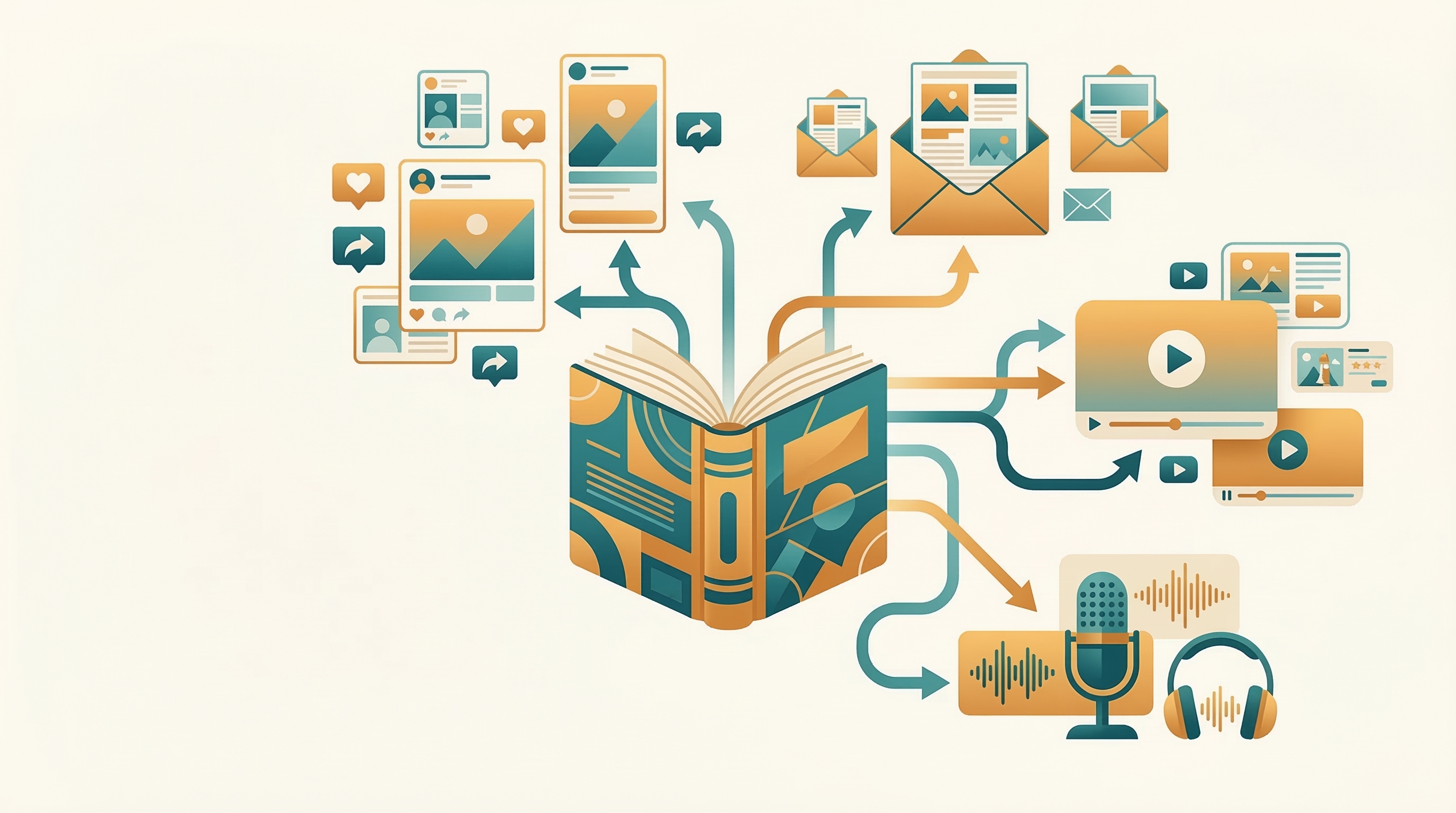 How to Repurpose Book Content Into 100+ Pieces | Chapter Blog
