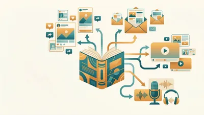 How to Repurpose Book Content Into 100+ Pieces