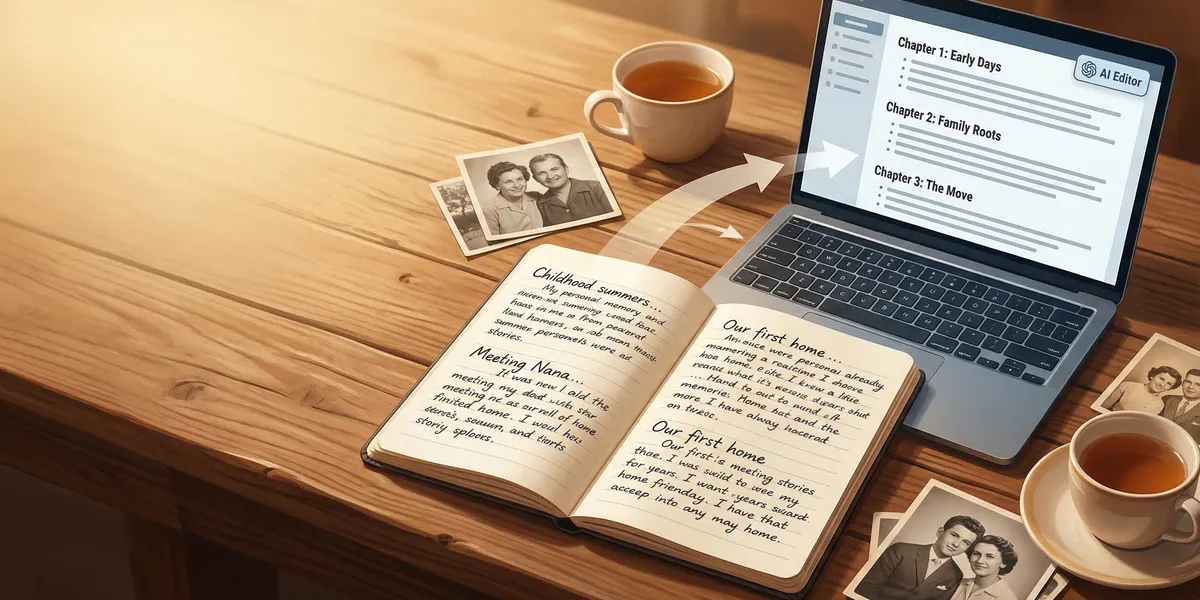 How to Write a Memoir with AI: Your Life Story in 30 Days