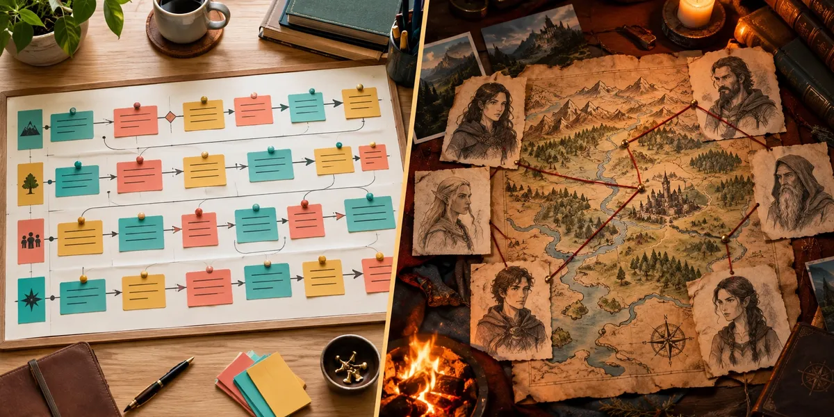 Plottr vs Campfire (2026): Timeline or Story World? 🗺️