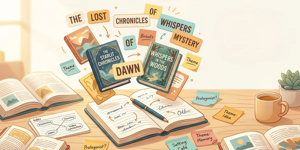 Random Book Title Generator: Free Tool + Tips for Great Titles