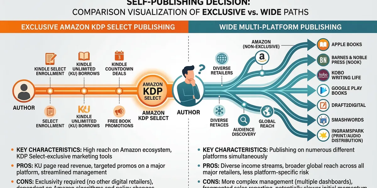 Wide vs Exclusive Publishing Explained